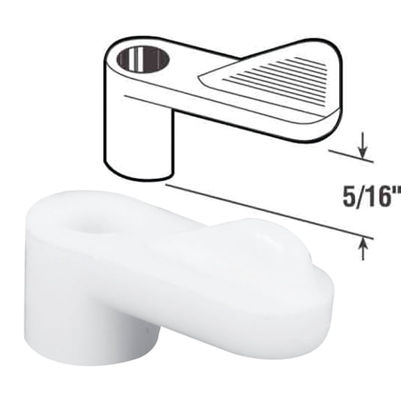 Prime Line Prod. Prime-Line Swivel Plastic Screen Clips with Screws - Pack of 8