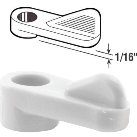Prime Line Prod. Prime-Line Swivel Plastic Screen Clips with Screws - Pack of 8