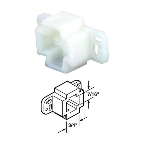 Prime Line Prod. Prime-Line Track Bracket - Pack of 3
