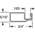 thumbnail image 1 of Prime Line Products PL14077 0.75 x 0.3125 x 94 in. Back Room Aluminum Screen Frame, Mill - Case of 20, 1 of 2