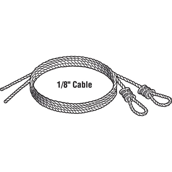 Prime Line Products GD52100 1/8" Extension Spring Cable Set
