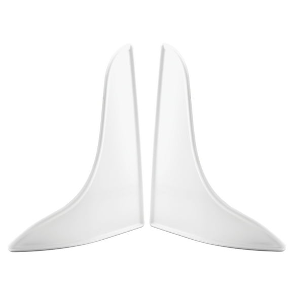 Prime-Line Products M 6086 10-3/4 in. White Plastic, Curved Splash Guard Accessory Set for Bathtubs (1 Pair)