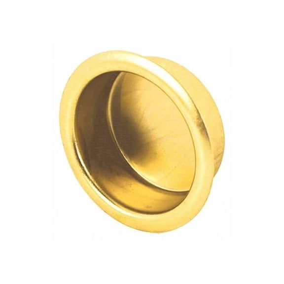 Prime-Line Products N 7133 Door Finger Pull, 3/4-Inch Solid Brass,(Pack of 4)