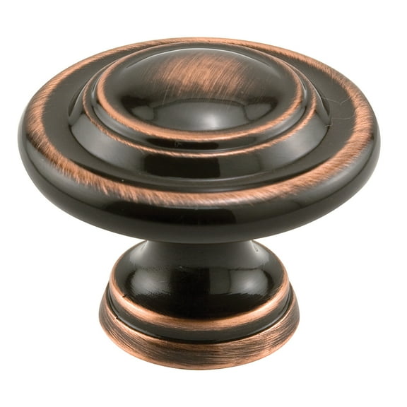 Prime-Line Products N 7385 1-11/16 in., Classic Bronze Plated, Bi-fold Door Pull Knob