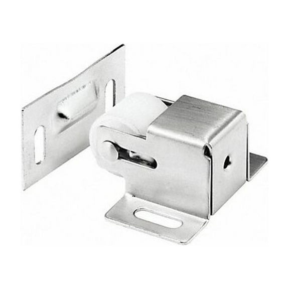 Prime-Line Products N 7386 Cabinet/Closet Door Roller Catch, Satin Nickel