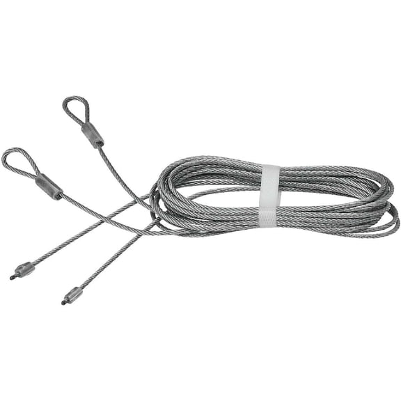 Prime-Line GD 52183 Aircraft Cable, 1/8 in Dia, 8 ft 6 in L, Carbon Steel, Galvanized
