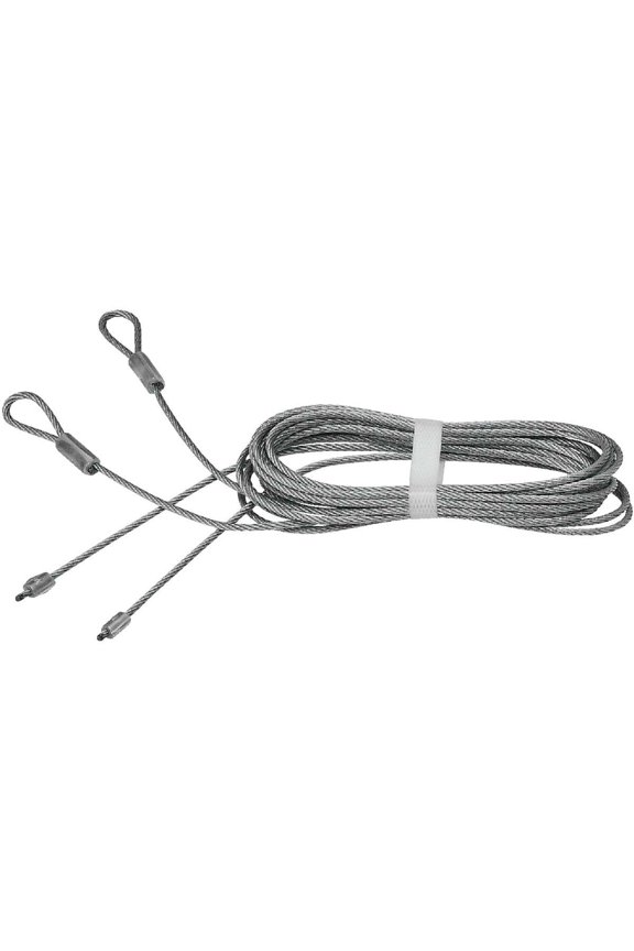 GD 52183 Aircraft Cable, 1/8 in Dia, 8 ft 6 in L, Carbon Steel, Galvanized