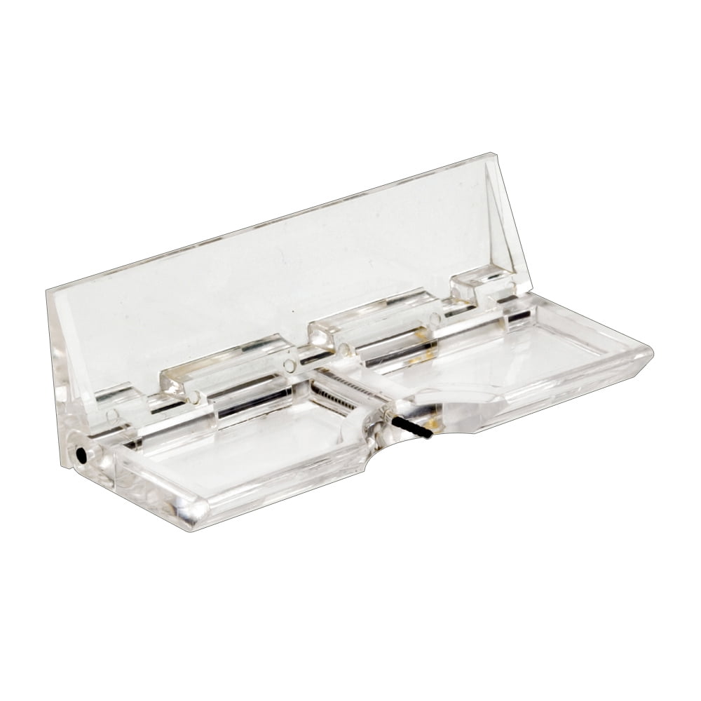 Prime-Line Products U 9842 Self-Adhesive, Clear Lucite, Glass Surface Lock (Pack of 2)
