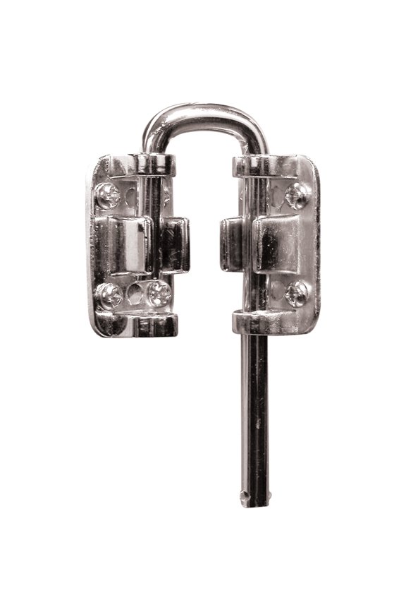 Products U 9846 1-1/8 in., Nickel Plated Steel, Loop Lock