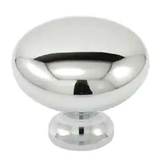 Prime-Line Products U11287 1-1/4" Mushroom Cabinet Knob, Satin Nickel, Case of 6