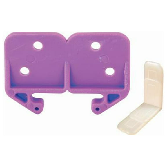 Prime-Line R 7130 Drawer Guide Kit, Purple, For 3/32 x 1-3/16 In. Track, 2-Pk. - Quantity 6