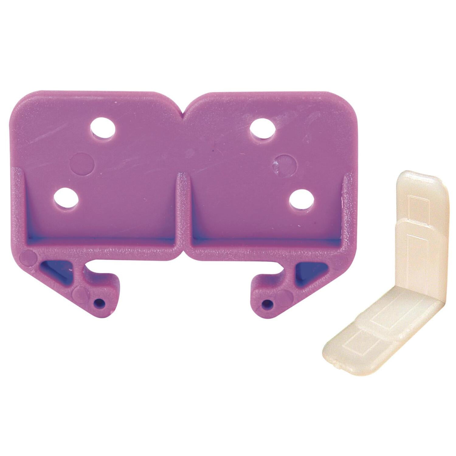 Prime-Line R 7130 Drawer Track Guides and Glides (2-pack) , Purple ...