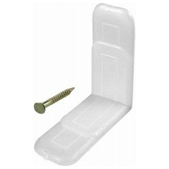 Prime Line R 7153 L--Angle Drawer Guides, Plastic, 10-Pk. - Quantity 6