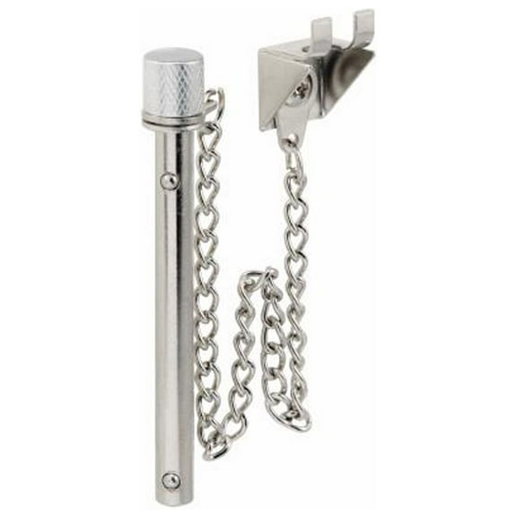 Prime-Line S 4066 Sliding Patio Door Pin Lock with Retaining Ball, 2-9/16 In., Steel Pin - Quantity 6