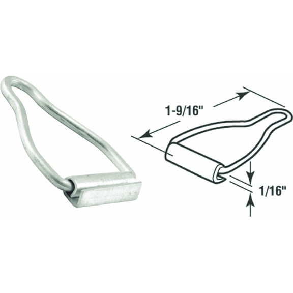 Prime-Line Spline Channel Bail Latch - Pack of 2  Standard Mounting Hardware, Drop-In Replacement