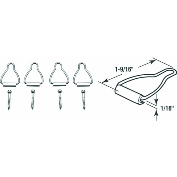 Prime-Line Spline Channel Bail Latch - Pack of 4