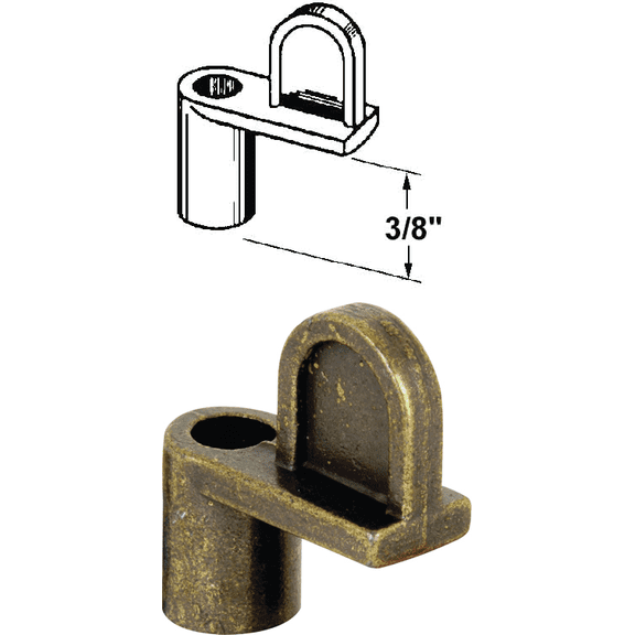 Prime-Line Swivel Die-Cast Screen Clips With Screws - Pack of 2 Construction & DIY Use, Standard Hardware Spec