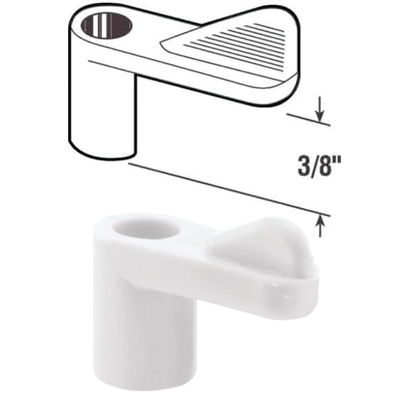 Prime-Line Swivel Plastic Screen Clips with Screws - Pack of 2
