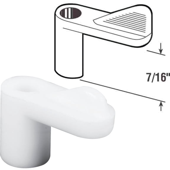 Prime-Line Swivel Plastic Screen Clips with Screws - Pack of 2