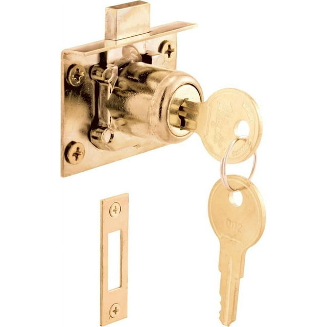 Prime-Line U 10666 Drawer and Cabinet Lock, Mortise (Single Pack)