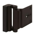 thumbnail image 1 of Prime-Line U 11126 Door Reinforcement Lock  Add Extra, High Security to your Home and Prevent Unauthorized Entry  3 In. Stop, Aluminum Construction, Bronze Single Pack, 1 of 6