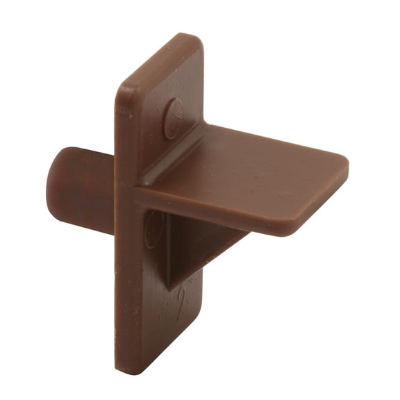 Prime-Line U 9255N 1/4 In., Brown Plastic, 1/2 In. Shelf Support Peg, 8 Count Pack of 1