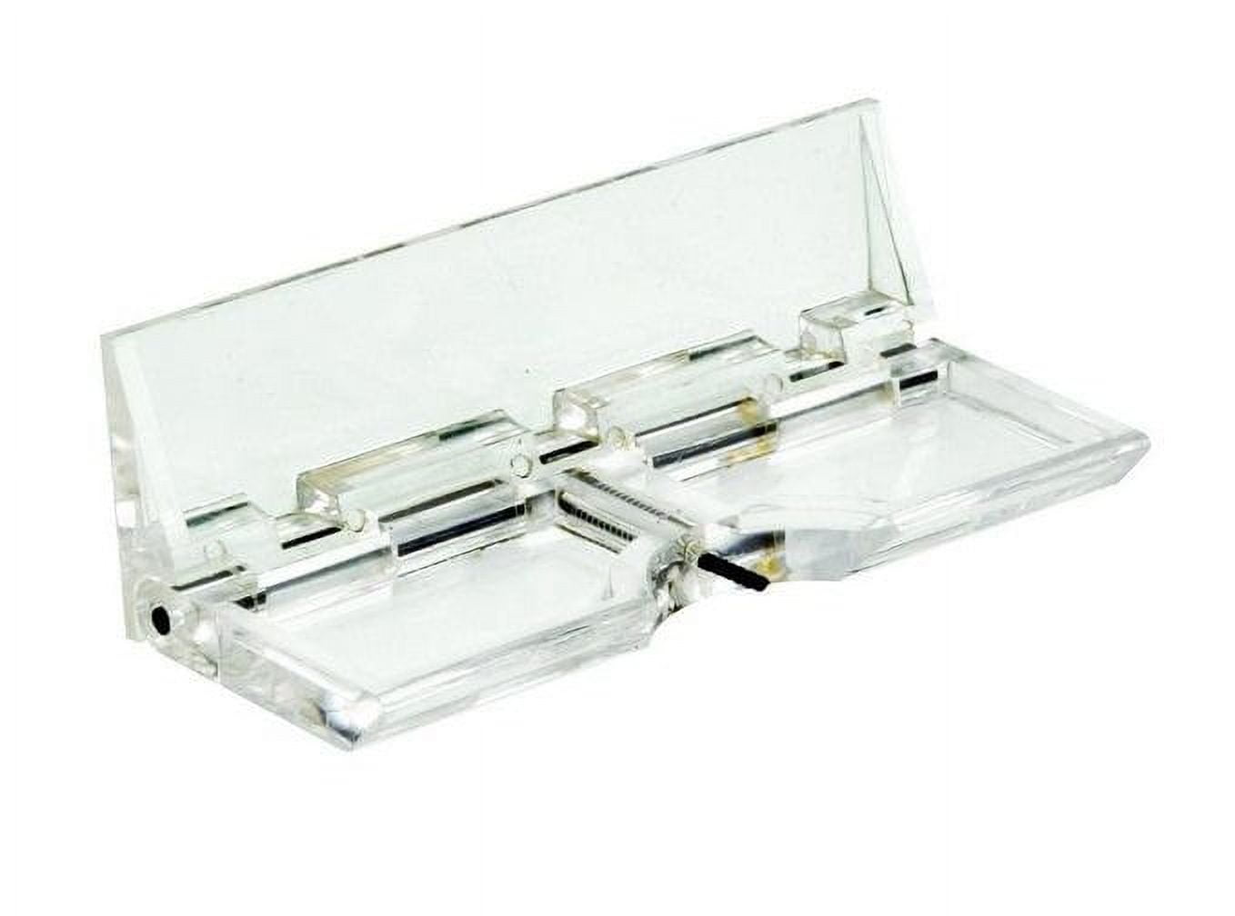 Prime Line U 9842 Security Flip Lock, 2" x 3", Clear
