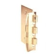 thumbnail image 1 of Prime-Line U 9887 Flip Action Door Lock  Reversible Brass Privacy Lock with Anti-Lock Out Screw for Child Safe Mode, 2-3/4, 1 of 2