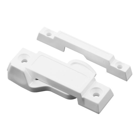 Prime-Line White Composite Window Sash Lock with Keeper