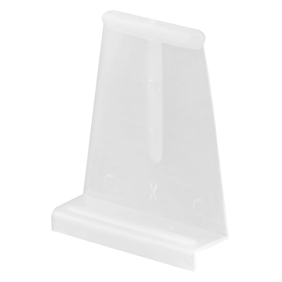 Lift Spline Channel Pull Tab, 15/16 in. Width x 1-1/16 in. Reach, Plastic, White (6-pack)