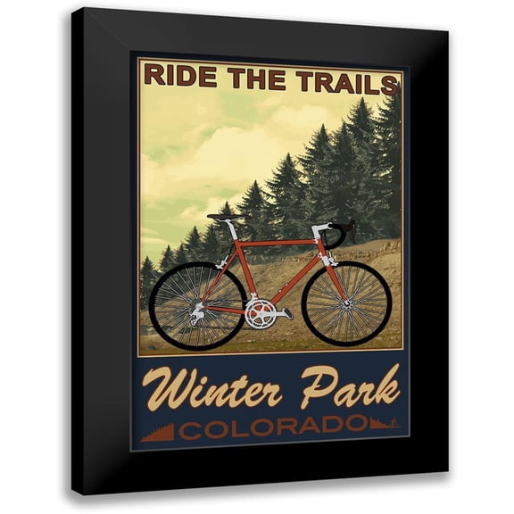 Prime, Marcus 11x14 Black Modern Framed Museum Art Print Titled - Winter Park