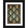 thumbnail image 1 of Prime, Marcus 11x14 Black Ornate Wood Framed with Double Matting Museum Art Print Titled - Golden Fans 1, 1 of 4