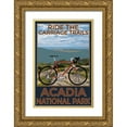 thumbnail image 1 of Prime, Marcus 11x14 Gold Ornate Wood Framed with Double Matting Museum Art Print Titled - Acadia Trails, 1 of 4