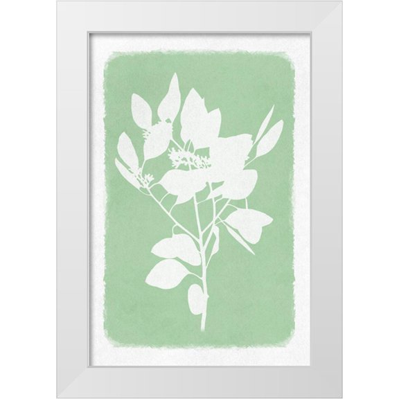 Prime, Marcus 11x14 White Modern Wood Framed Museum Art Print Titled - Soft Botanical Feelings 1