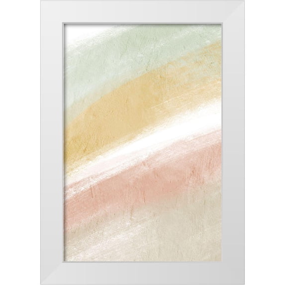 Prime, Marcus 11x14 White Modern Wood Framed Museum Art Print Titled - Streaked Inspiration