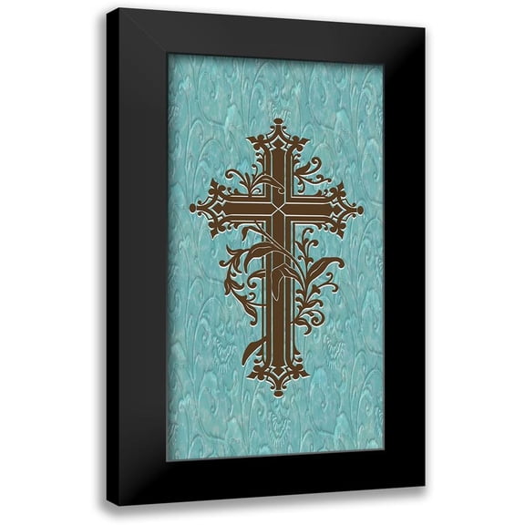 Prime, Marcus 11x18 Black Modern Framed Museum Art Print Titled - Marble Cross