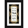 thumbnail image 1 of Prime, Marcus 11x18 Black Ornate Wood Framed with Double Matting Museum Art Print Titled - Live By Faith, 1 of 4