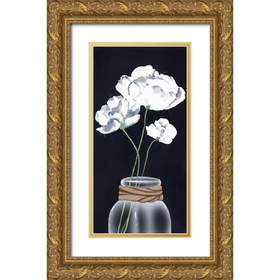 Prime, Marcus 11x18 Gold Ornate Wood Framed with Double Matting Museum Art Print Titled - Welcoming Home