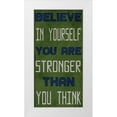 thumbnail image 1 of Prime, Marcus 11x18 White Modern Wood Framed Museum Art Print Titled - Strong Belief 1, 1 of 4