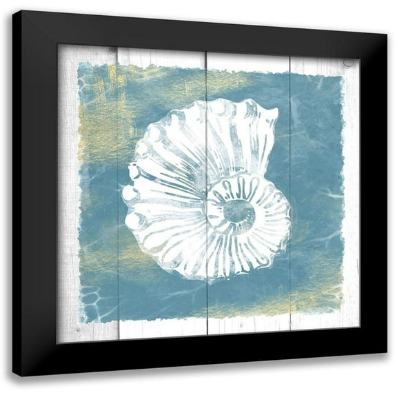 Prime, Marcus 12x12 Black Modern Framed Museum Art Print Titled - Coastal Embrace 5