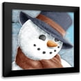 thumbnail image 1 of Prime, Marcus 12x12 Black Modern Framed Museum Art Print Titled - Frosty Friend, 1 of 5