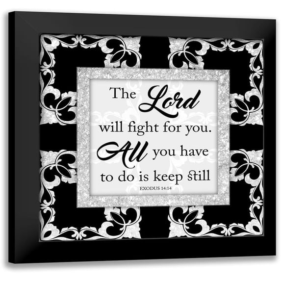Prime, Marcus 12x12 Black Modern Framed Museum Art Print Titled - Keep Still 2