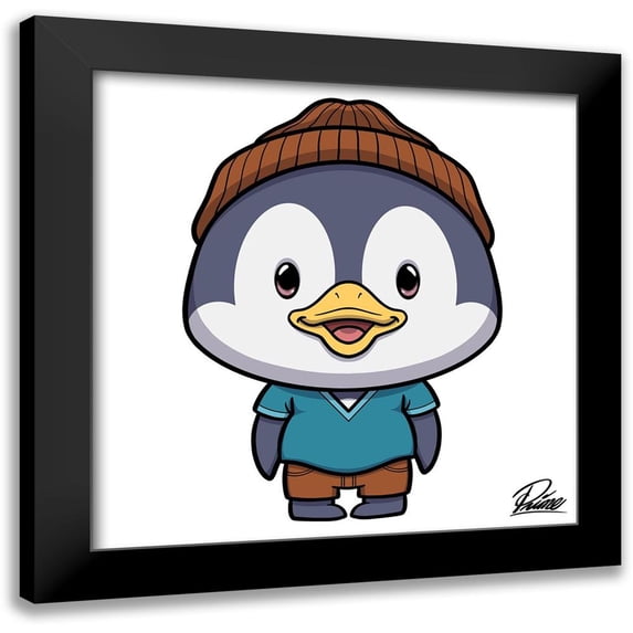 Prime, Marcus 12x12 Black Modern Framed Museum Art Print Titled - Pryce Penguin