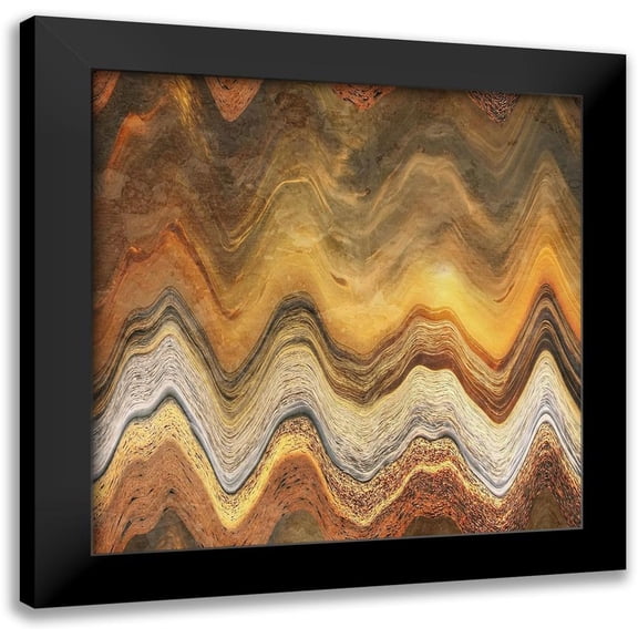 Prime, Marcus 12x12 Black Modern Framed Museum Art Print Titled - Volcanic Inception