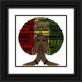 thumbnail image 1 of Prime, Marcus 12x12 Black Ornate Wood Framed with Double Matting Museum Art Print Titled - Black History Pride, 1 of 4