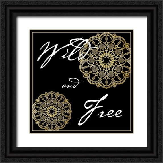 Prime, Marcus 12x12 Black Ornate Wood Framed with Double Matting Museum Art Print Titled - Forever Wild