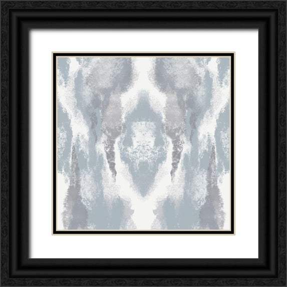Prime, Marcus 12x12 Black Ornate Wood Framed with Double Matting Museum Art Print Titled - Reflected Sanity