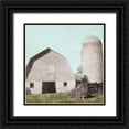 thumbnail image 1 of Prime, Marcus 12x12 Black Ornate Wood Framed with Double Matting Museum Art Print Titled - Spring Silos, 1 of 4