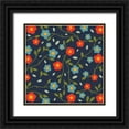 thumbnail image 1 of Prime, Marcus 12x12 Black Ornate Wood Framed with Double Matting Museum Art Print Titled - Vintage Blooms 1, 1 of 4