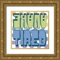 thumbnail image 1 of Prime, Marcus 12x12 Gold Ornate Wood Framed with Double Matting Museum Art Print Titled - Awake Tired, 1 of 4